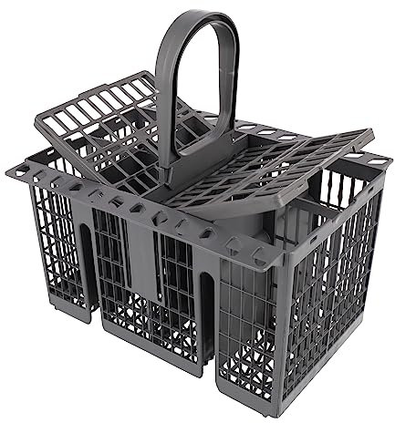 sparefixd Cestello portaposate grigio per lavastoviglie Whirlpool