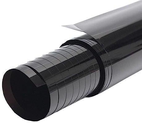 MOCNT Película de Tinte de Ventana de Coche 5% VLT Láminas Tintada para Ventanas de Coche Autoadhesiva Película Solar Protección para Coche Privacidad Vinilos Película 60cmx600cm