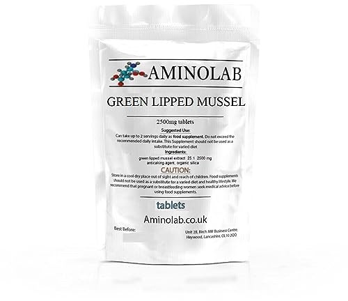 Aminolab - Green LIPPED Mussel 2500mg 60 Tablets