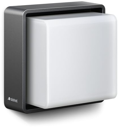 Steinel LED Außenwandleuchte L 845 C Connect, smarte Außenleuchte dimmbar, 3000 K warmweiß, bedienbar per App, Anthrazit