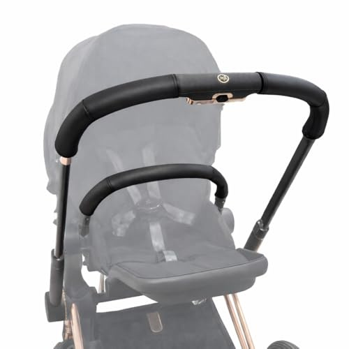 PROTEC TIF | Packung mit Kunstleder-Bezügen, kompatibel mit CYBEX PRIAM-Lenker und -Griff