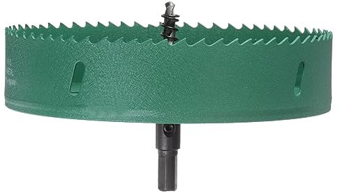 QUARKZMAN Bimetallica Sega Tazza 160mm (6-5/16) M42 HSS (Acciaio Veloce) Foro Sega Trapano Punta Taglierina per Legno Plastica Metallo Lamiera Cartongesso