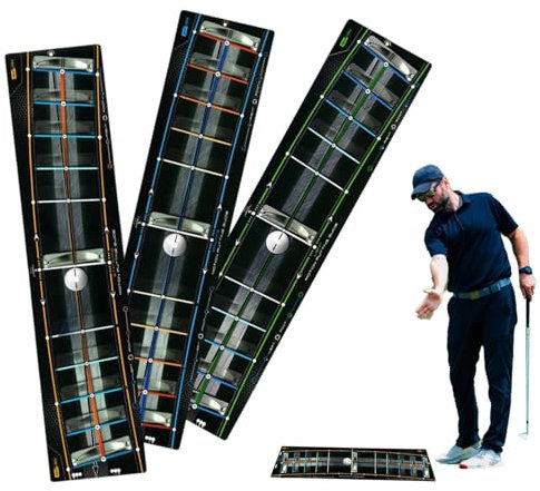 Golf-Puttermatte – Golf-Trainingsmatte | Golf-Trainingshilfe, Golf-Putter-Path-Trainer, Golf-Trainingsmatten, Golf-Putter-Führungsmatte, Golfzubehör