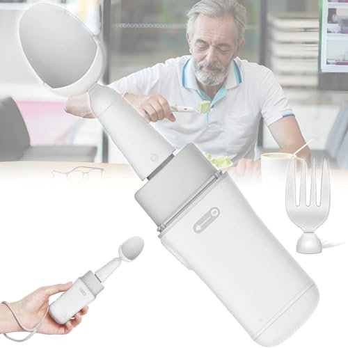 Cuillère Parkinson Intelligente Anti-secouement, Pour Les Patients Parkinsoniens Auto-alimentés, Avec Cuillère Et Fourchette Remplaçables, Aide Efficacement À Gérer Les Secousses Des Aliments