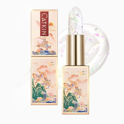CATKIN Lippenbalsam Natürliche getönte Lippenpflege Classic mit Vitamin E, Spendet Feuchtigkeit für trockene Lippen Lippenpflegestift, 3.5g