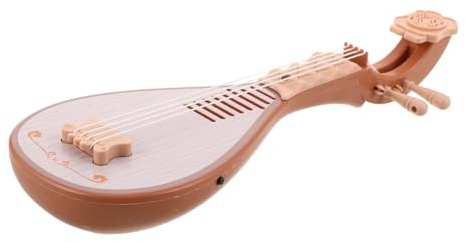 UPKOCH Pipa Chinois pour Garçon Fille Instrument à Cordes Traditionnel Jouable Accessoire Photo Élégant et Modèle de Luth Chinois pour Performances Scéniques et Éducation Musicale