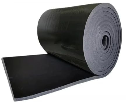Thermique Phonique Isolant Bricolage Idéal Toits Voitures Tapis Phonique Rouleau Mousse Caoutchouc Auto-adhésif Isolation Polyvalente Facile Découper(10mm-50cmx200cm)