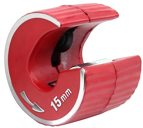 15mm Copper Pipe Cutter with Rotating Blade for Clean Cuts Professional Copper Pipe Cutter with Aluminum Alloy Body One-Handed Operation Ideal for Tight Spaces in Plumbing and DIY Projects