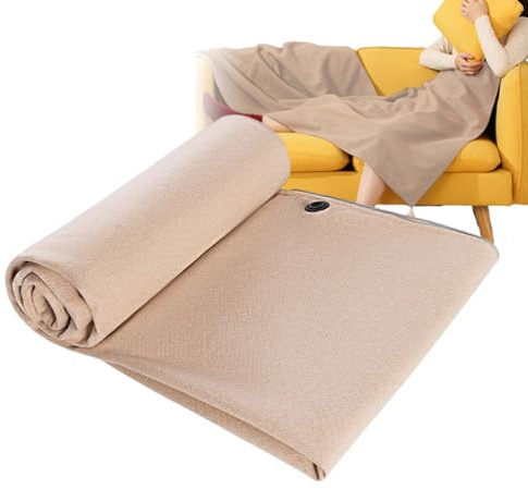 Châle chauffant électrique, couverture d'hiver chauffante pour temps froid, trois réglages de température, literie pour camping, sommeil, voyage, lecture, travail