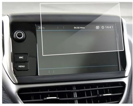 JZsmsai Screen Protector for Peugeot 2008/208 GTI i-Cockpit 2014-2018, 1Pcs 8 Inch GPS Navigation LCD Screen HD Tempered Glass Film