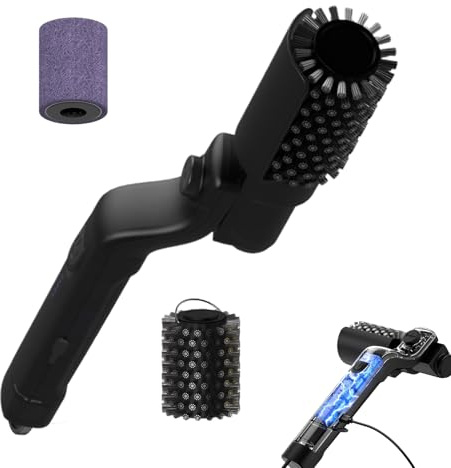 Flkiglm Spazzola Elettrica Rotante per Griglia | Utensile per Barbecue Regolabile a 3 Velocità | Pulitore per Griglia Rotante ad Uso Esterno | Per Anziani Adulti Donne Uomini Chef Cortile Prato