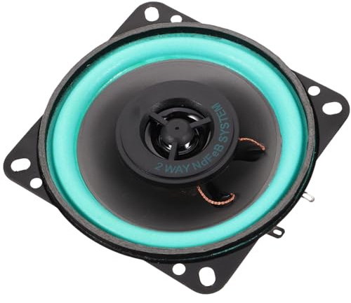 TOMETURE Altoparlante per Auto a Gamma Completa 4 Pollici 100w, Altoparlanti della Porta in Ferro e Pp Resistenti All’umidità, Audio Stereo Full-range per Impianto Audio Automobilistico