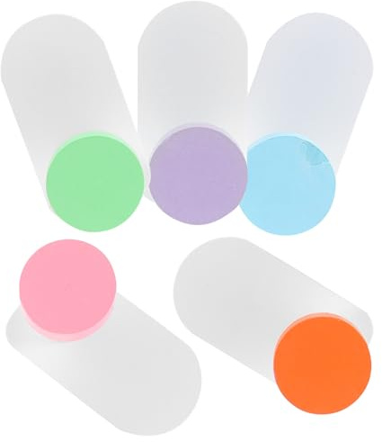 VILLFUL Lot de 5 Crochets Auto-adhésifs Muraux Colorés pour Garçon et Filles, Patères sans Perçage pour Vestes, Serviettes et Paquet, Fixation Forte, Rangement Chambre et Salle de Bain,