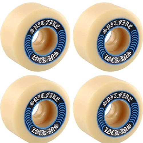 Spitfire Wheels Raven tershy Formel Vier Lock in in weiß/blau Skateboard Rollen – 53 mm 99 A (Set von 4)
