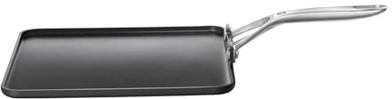 ZWILLING Motion Harteloxierte quadratische Grillplatte aus Aluminium, antihaftbeschichtet, 27,9 x 27,9 cm