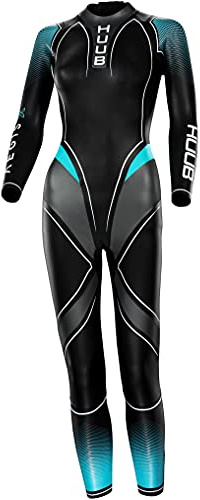 Huub Womens Aegis X 3:3 Neoprenanzug - Aqua - Exklusiver HUUB 3:3 Auftrieb - Verbesserte Materialien für 2021