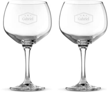 your surprise Copa Gin & Tonic Personalizada - Copa de Gin & Tonic con Nombre Grabado: Personalizable con Texto, diseños y Diferentes Tipos de Letras (2)