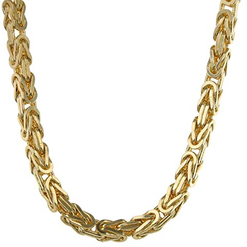 Goldkette Königskette Länge 21cm - Breite 3,0mm - 585-14 Karat Gold