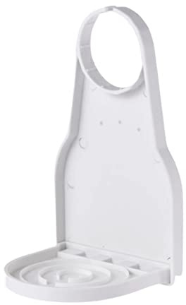 Rutaqian Porte-gobelet pour détergent à lessive, Attrape-Gouttes de détergent (bac d'égouttement amélioré), Plus de dégâts ou de fuites. Blanc