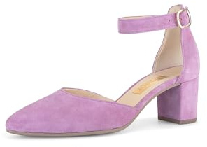 Gabor Damen Riemchen Pumps, Frauen Absatzschuhe,Heels,hochhackige Schuhe,stoeckelschuhe,Ausgehschuhe,Abendschuhe,lila Light,39 EU / 6 UK