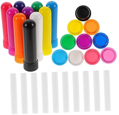 FRCOLOR 30pcs Essential Oil Tube Stick Nasal for Home Decor Easy to Clean Carry