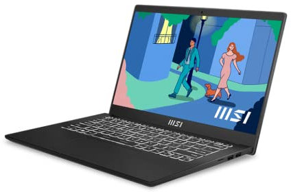 MSI Modern 14 C12MO-1027FR 14 Full HD - i7 1255U - 16GB LPDDR4-512GB SSD- Widows 11 Famille - Clavier retroeclairé