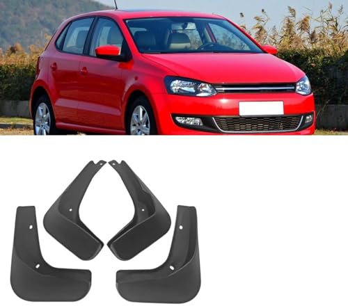 Bqieai 4PCS Auto Vorne Hinten Schmutzfänger, Für Polo 2011-2013 Rad Spritzschutz Kotflügel Staubdicht Schlamm Klappen Car Styling Zubehör