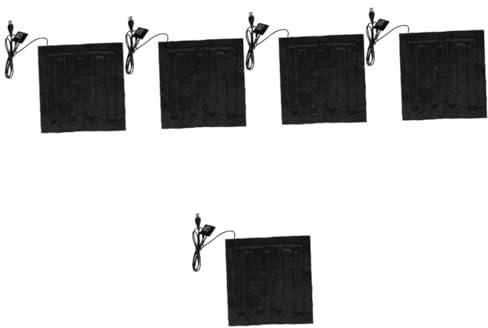 Yardwe 5 Pz Tappetino Riscaldante Per Piantine Più Caldo Della Serra Cuscino Riscaldante Per Fiori Tappetino Indurente Forniture Da Giardino Kit Di Germinazione Impacco Caldo Black Stoffa