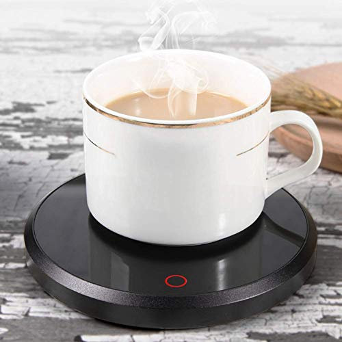 Chauffe-tasse à café for thé de bureau, chauffe-tasse électrique avec fonction de chauffage 15 W plaque chauffante for boissons et café, coussin chauffant for thé au café (prise américaine 110 V)