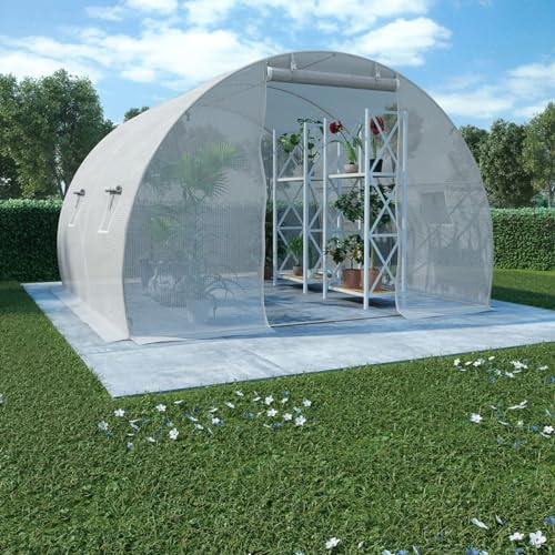 Homgoday Invernadero 9m² 300x300x200 cm Invernadero de Jardín Vivero Casero Plantas Cultivo Invernadero Huerto Caseta de Jardín