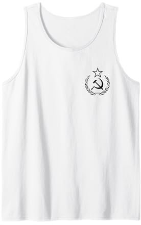 Couronne de marteau et de faucille URSS Union soviétique Débardeur