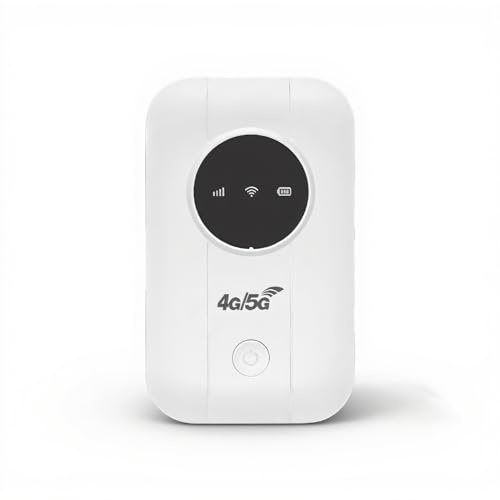 YUEHISY Router portátil para Viajes, Punto de Acceso móvil 4G 5G de 300 Mbps con Ranura para Tarjeta SIM, WiFi portátil, Conecta hasta 10 Dispositivos, para Viajes de Negocios