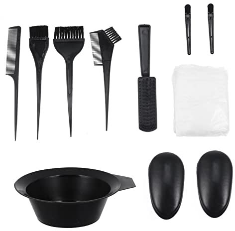 Healeved 11piezas Peines Para Teñir El Cabello Incluye Recipientes Para Tinte y Protectores Orejas Herramientas Para Teñir El Cabello Casa