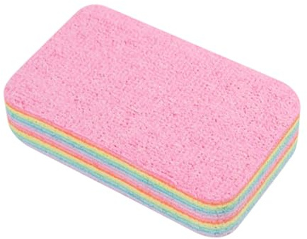 Éponge à vaisselle réutilisable – Chiffon de nettoyage multicouche en microfibre, tampon à récurer pelable 12 plis | Chiffon de lavage à la main en fibre épaisse, ustensile de nettoyage domestique