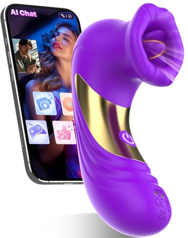 Vibradorador Mujer juguetes eróticos para pareja sexuales,Succionador de Clítoris Femenino APP Vibradorador Clítoris,10 modos Estimulación Clitorial Silenciosa y Potente Vibrador Consolador