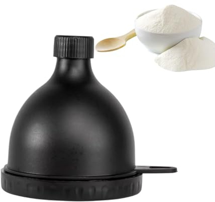 Protein Powder Funnel - 100ml Portable Shaker Protein Container - Portable Drink Dispenser for Home Kitchen Gym Meal Travel Replacement Office Camping Hiking