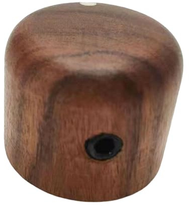 Potentiometer Knob Gitarrenknopf Holz Bass Potiknopf Universell Austauschbar Zubehör für Musiker Bandauftritte Recording Proberaum- Braun