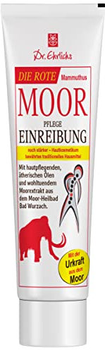Dr. Ehrlichs Rote Mammuthus Moor Pflege Einreibung 100ml - extrastarke Pflege für mobile Muskeln und Gelenke - intensive Moorsalbe - starker Wärmeeffekt für Rücken, Nacken, Schulter und Gelenke