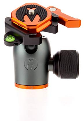 3 Legged Thing AirHed Pro Lever Arca-Swiss Compatible Tripod Ball Head with 360 Degree Panning Base and Detachable Lever Clamp - Tripod and Monopod Compatible (AHPRO-LV-GREY)