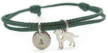 Armband Hund Edelstahl Gravur Segeltau verstellbar vegan