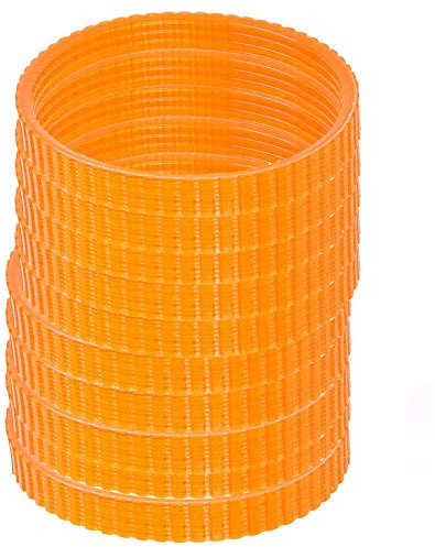 10 Stück 9,6 mm Breite PU Elektrohobel-Antriebsriemen für 1900B (Orange)