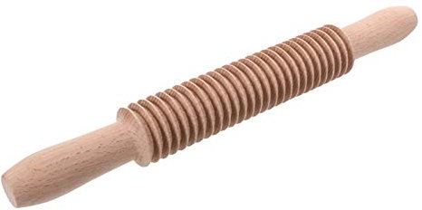 Rouleau À Pâtisserie Fileté en Bois pour La Cuisson des Pâtes Prise en Main Confortable