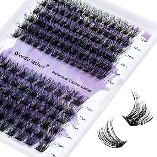 Cluster Extension Ciglia Ciuffetti D Curl 0.07mm C3+C9 Ciglia Cluster Lashes Mixed 12-16mm DIY Estensioni Delle Ciglia Cluster Individuali Naturale Volume Russo Ciglia Finte(C3+C9-D-MIX12-16)