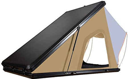 Autodachzelt dachzelt Auto Dachzelt für LKW-SUV-Camping, dreieckiges Hartschalen-Dachzelt mit Leiter, atmungsaktiv, großer Raum für Reisen im Freien, geeignet für 1–2 Personen(Color:3)
