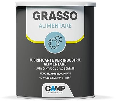 Camp GRASA ALIMENTARIA, Grasa lubricante no tóxica, Lubrica y protege las máquinas de procesamiento de alimentos, 1kg