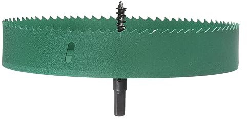 QUARKZMAN Bi-Metall Lochsäge 200mm (7-7/8) M42 HSS (Schnellarbeitsstahl) Lochsäge Bohrspitze Schneidegerät für Holz Plastik Metall Blatt Gipsplatte