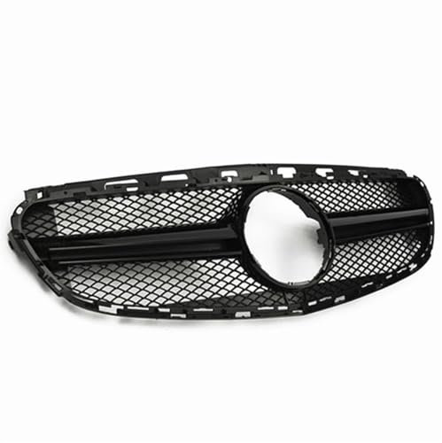 Front Kühlergrill Für Mercedes Für Benz Für E-Klasse E200 E250 E300 E350 Für AMG W212 2014-2016 Auto Front Grille Oberen Stoßstange Haube Grill Nebelscheinwerfer Gitter(Color:Schwarz)