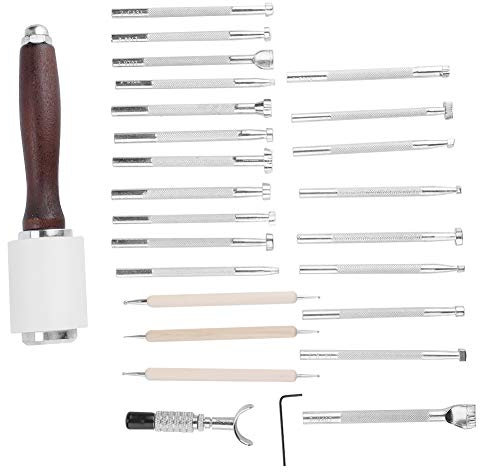 TYCIONG Leder-Stanzwerkzeug-Set Lederhandwerk, Schnitzerei, Handgefertigte Kunst