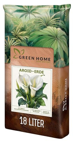 Green Home Terreau Aroides 18L – Substrat pour Monstera, Philodendron & Plantes Tropicales – avec Perlite pour Un Drainage Optimal – pour bonsaïs, Palmiers & orchidées