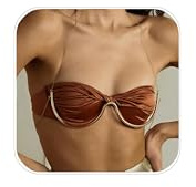 Trendy Gold Bra Bracket Chain Chest Bralette Sexy Lingerie Nightclub Bikini Metal Body Chain Jewelry for Women Durable, Adjustable, Crystal, Crystal